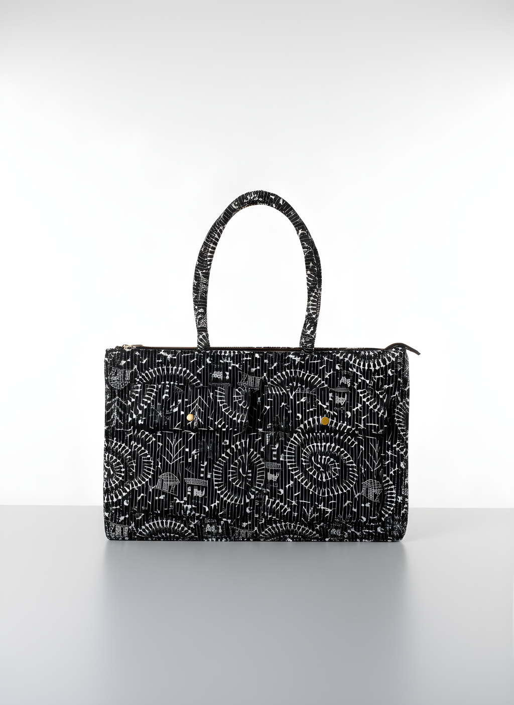 Bisha Handcrafted Block Print Style Tote
