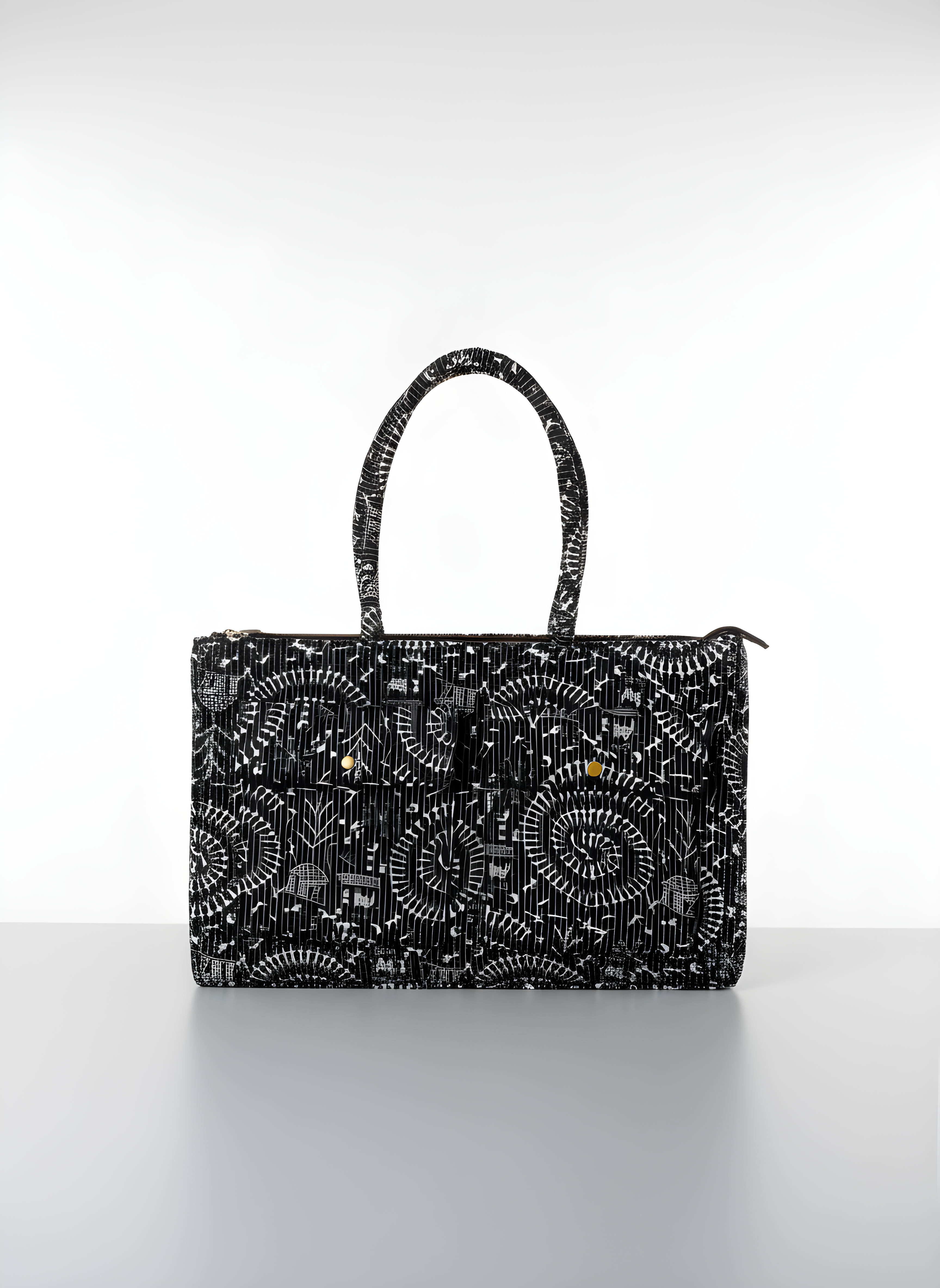 Bisha Handcrafted Block Print Style Tote