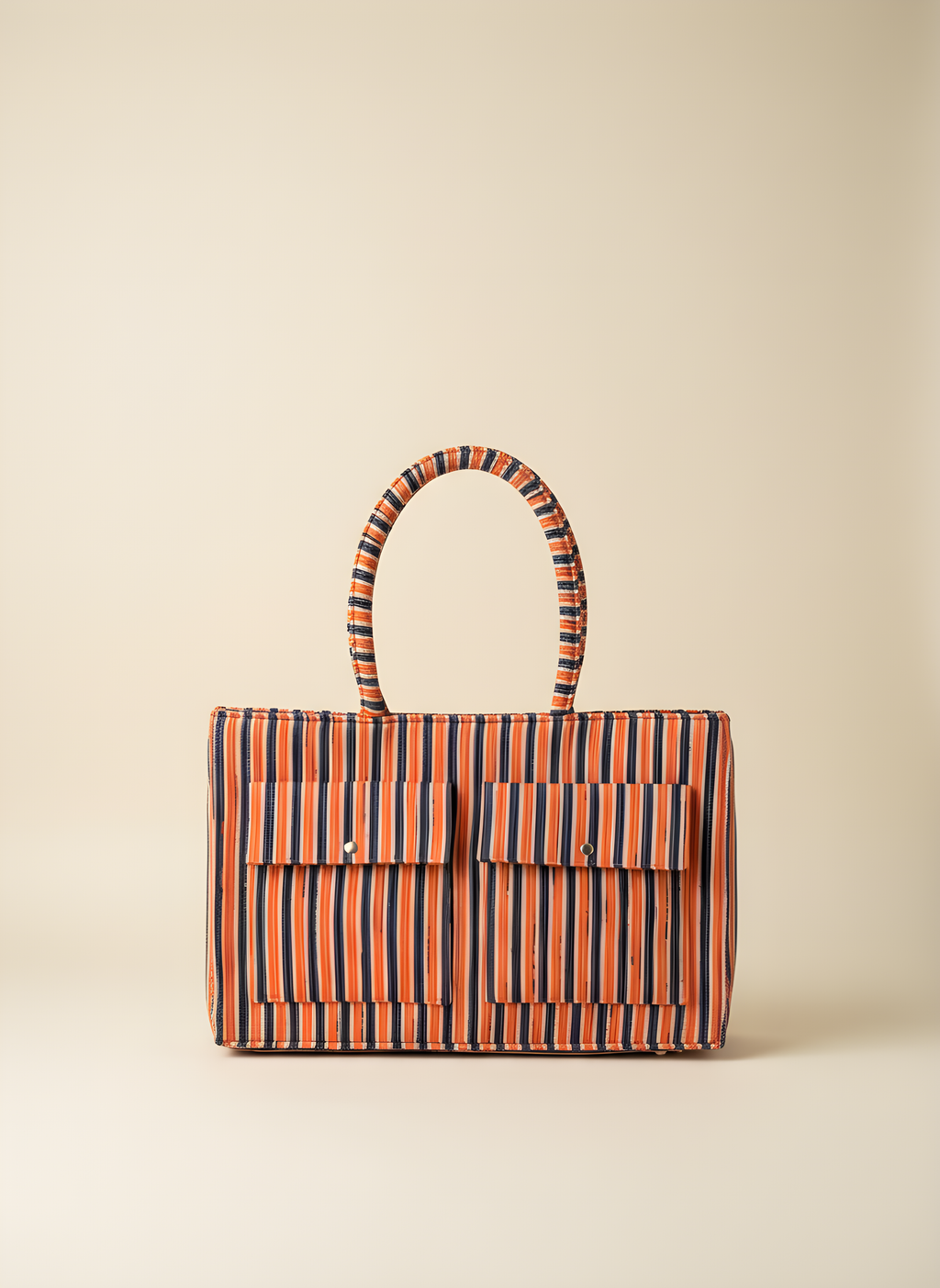 Bisha Handcrafted Block Print Style Tote